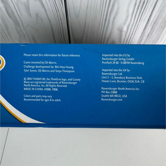 ThinkFun GRAVITY MAZE Falling Marble Logic Brain Game 2014 Complete - Picture 2 of 5